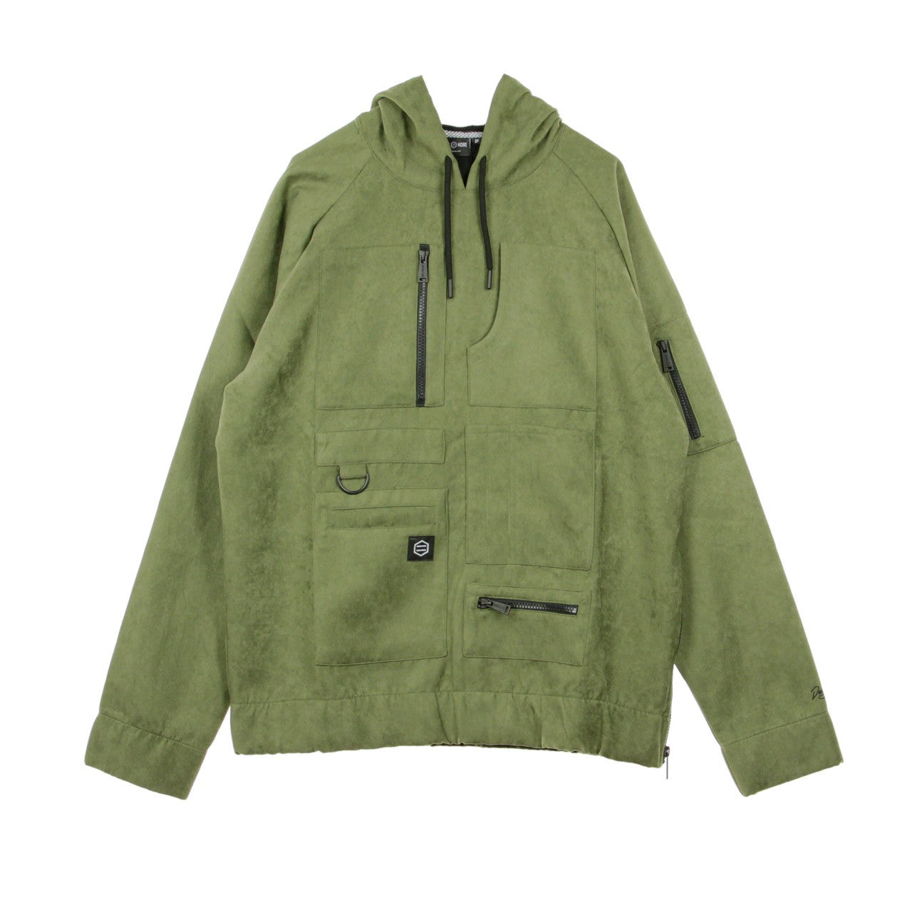 Dolly Noire, Felpa Cappuccio Uomo Special Hoodie, Olive