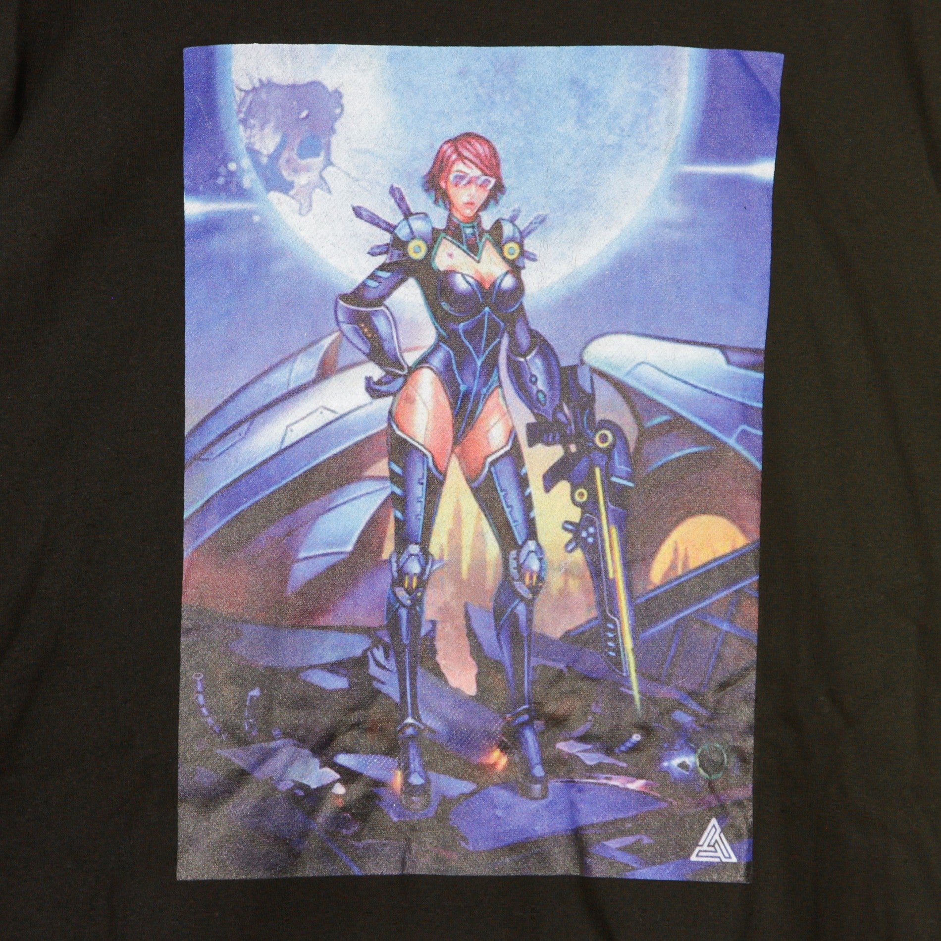 Black Pyramid, Felpa Leggera Girocollo Uomo Space Hunter, 