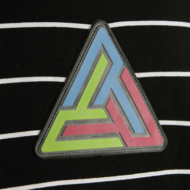 Felpa Leggera Cappuccio Uomo Gum Triangle Logo Black/fluo Green