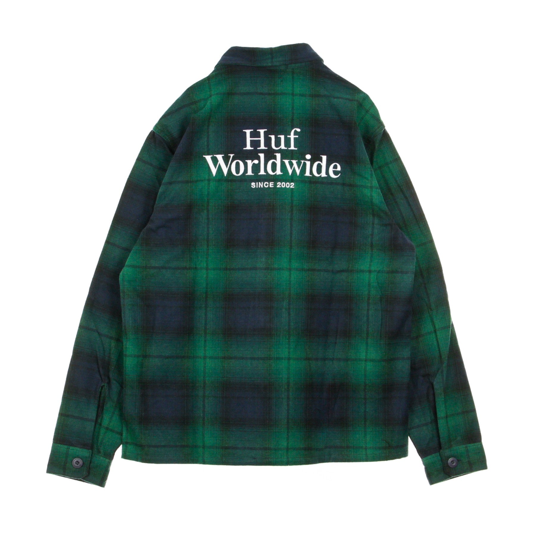 Huf, Camicia Manica Lunga Uomo John Bdu L/s Woven Shirt, 