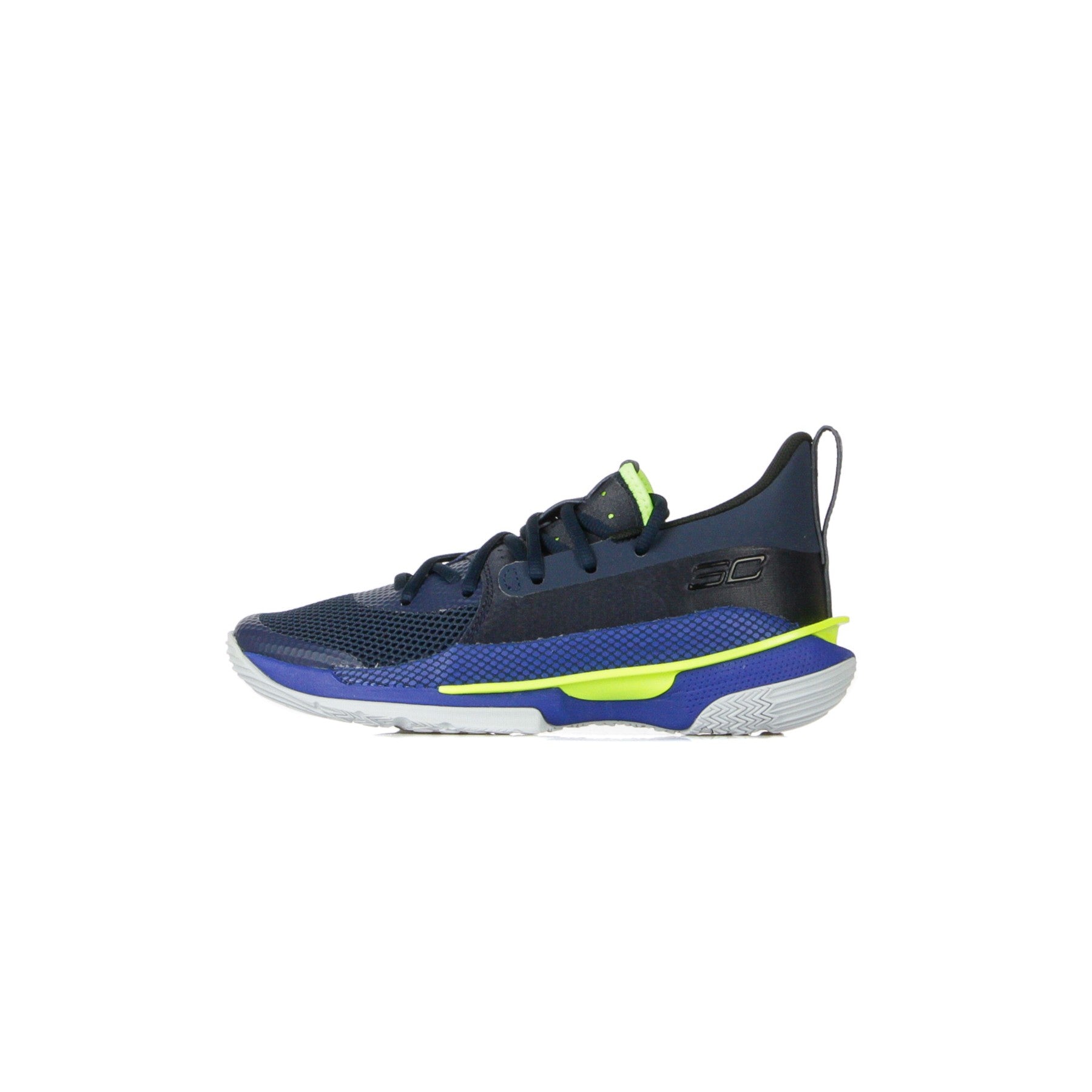 Under Armour, Scarpa Bassa Ragazzo Curry 7 (gs), Blue