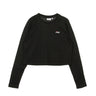 Fila, Maglietta Corta Donna Eaven L/s Cropped, Black