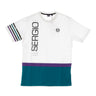 Sergio Tacchini, Maglietta Uomo Dennis, White Ocean Depth