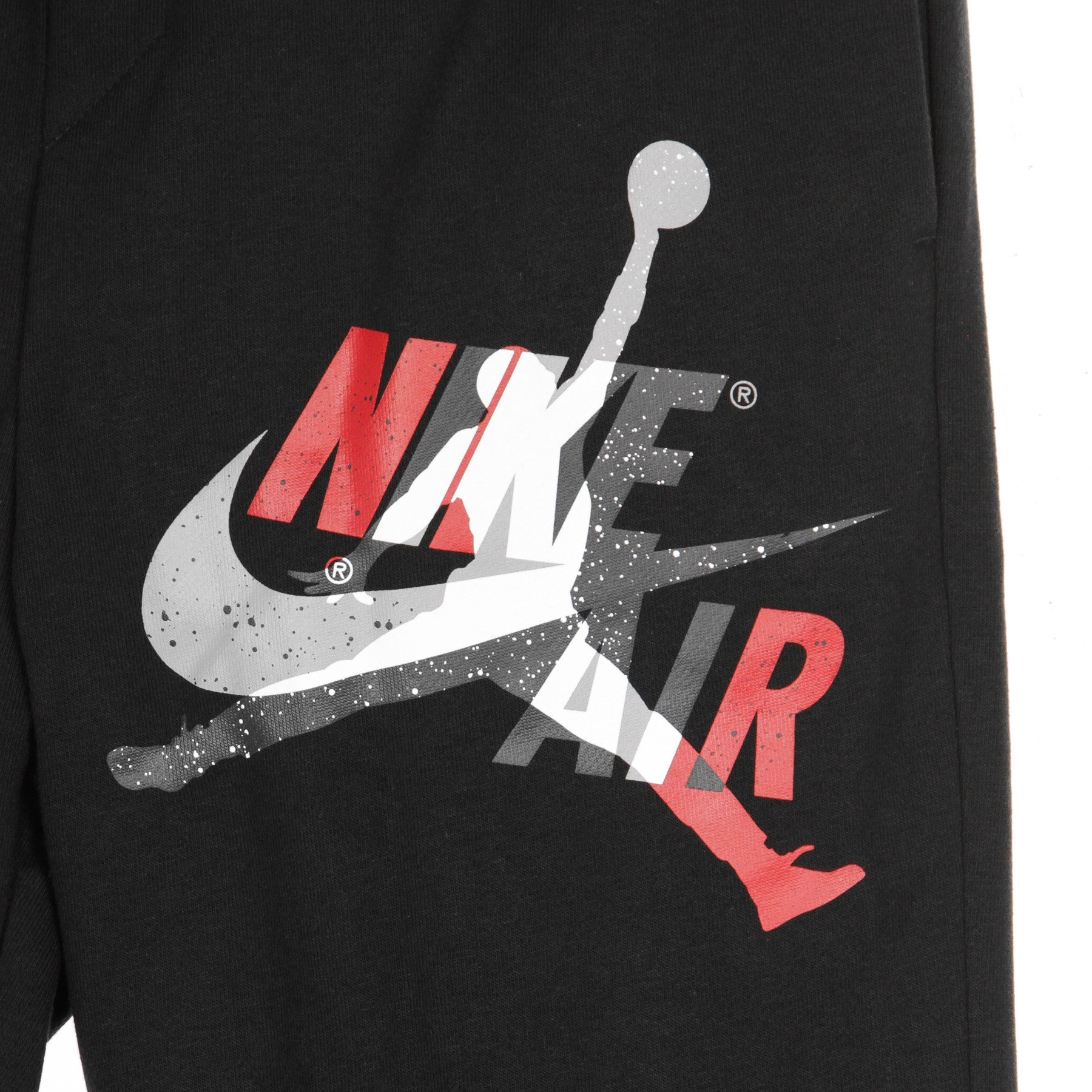 Pantalones de traje de luz Hombre Clásicos Jumpman Pant negro/gimnasio rojo/blanco