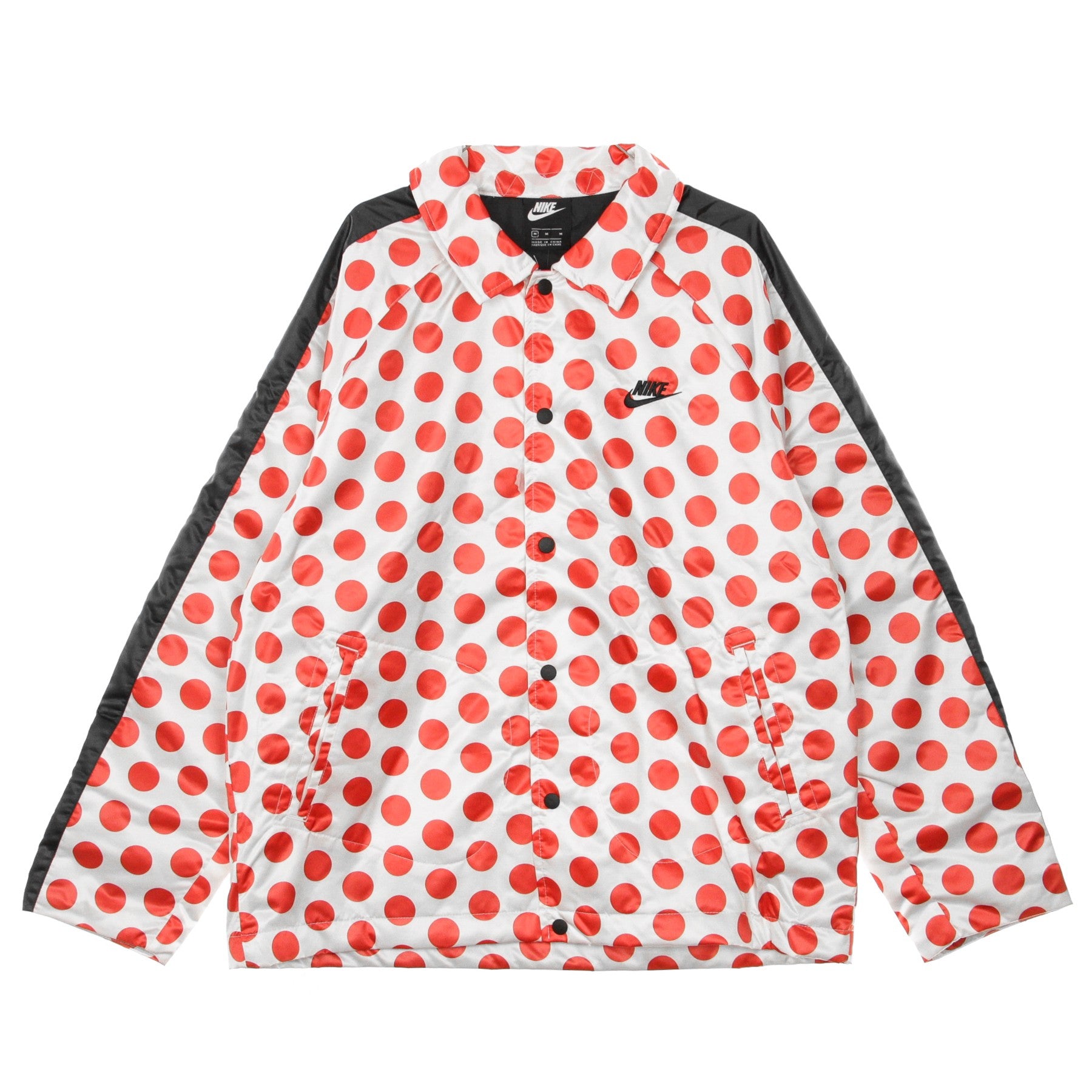 Nike, Giacca Coach Jacket Uomo Synthetic-fill Jacket Q5, University Red/black/black