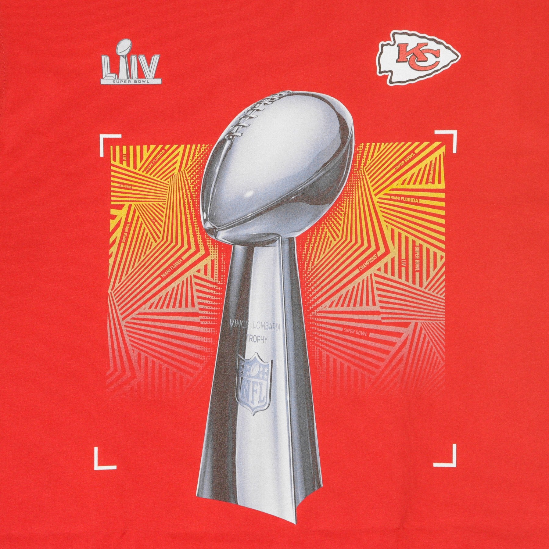 Fanatics Branded, Maglietta Uomo Nfl Iconic Parade Celebration Kanchi, 