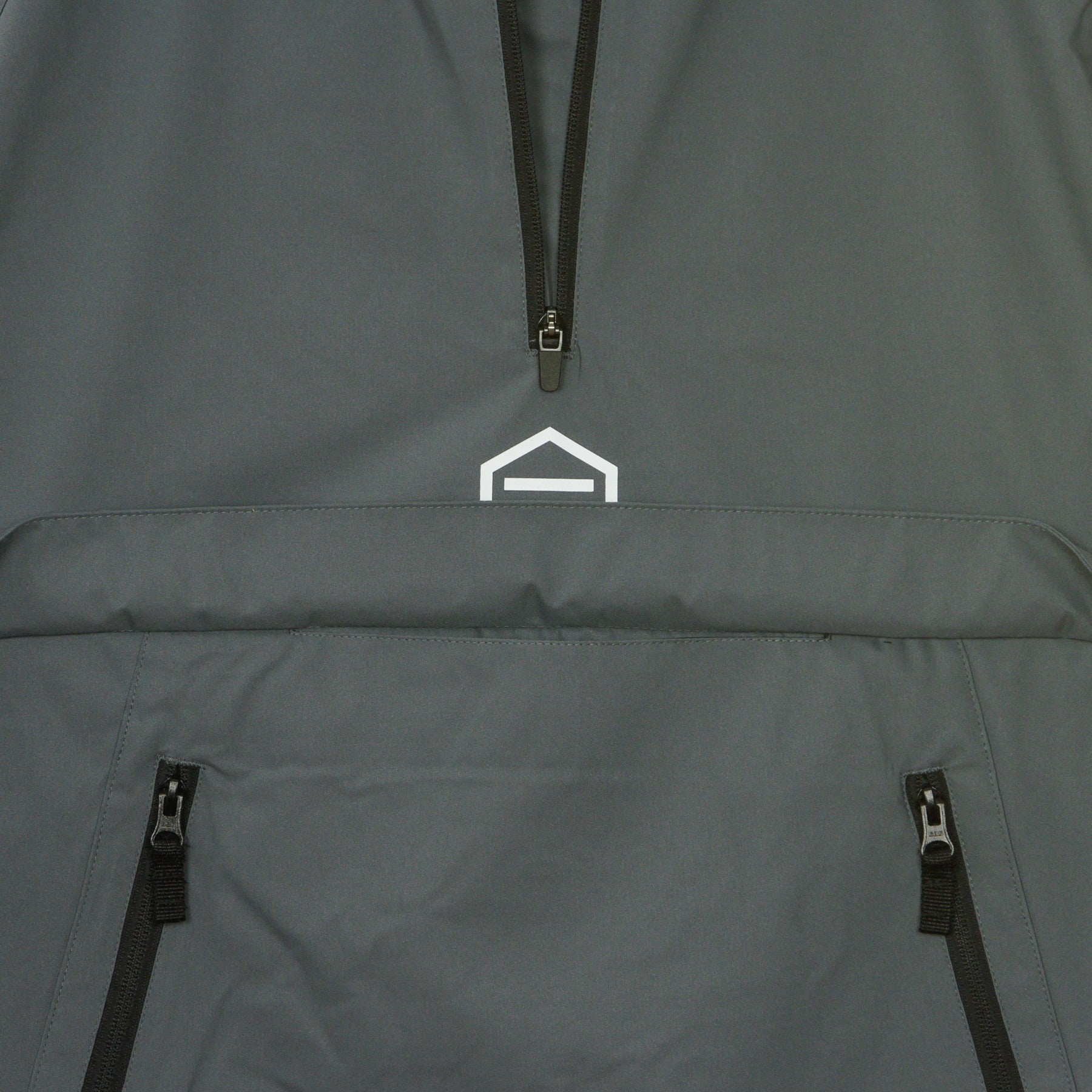 Dolly Noire, Giacca A Vento Infilabile Uomo Grey Slight Anorak, 