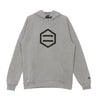Dolly Noire, Felpa Leggera Cappuccio Uomo Logo Hoodie, Light Grey