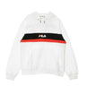 Fila, Felpa Cappuccio Uomo Radomir Hoody, Bright White/black/true Red