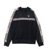 Fila, Felpa Leggera Cappuccio Uomo Besarion Hoody, Black Iris