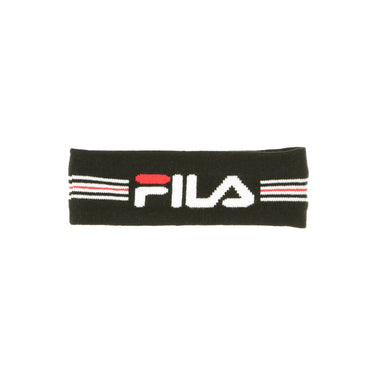 Fila, Fascetta Uomo Intarsia Knitted Headband, Black/bright White/true Red