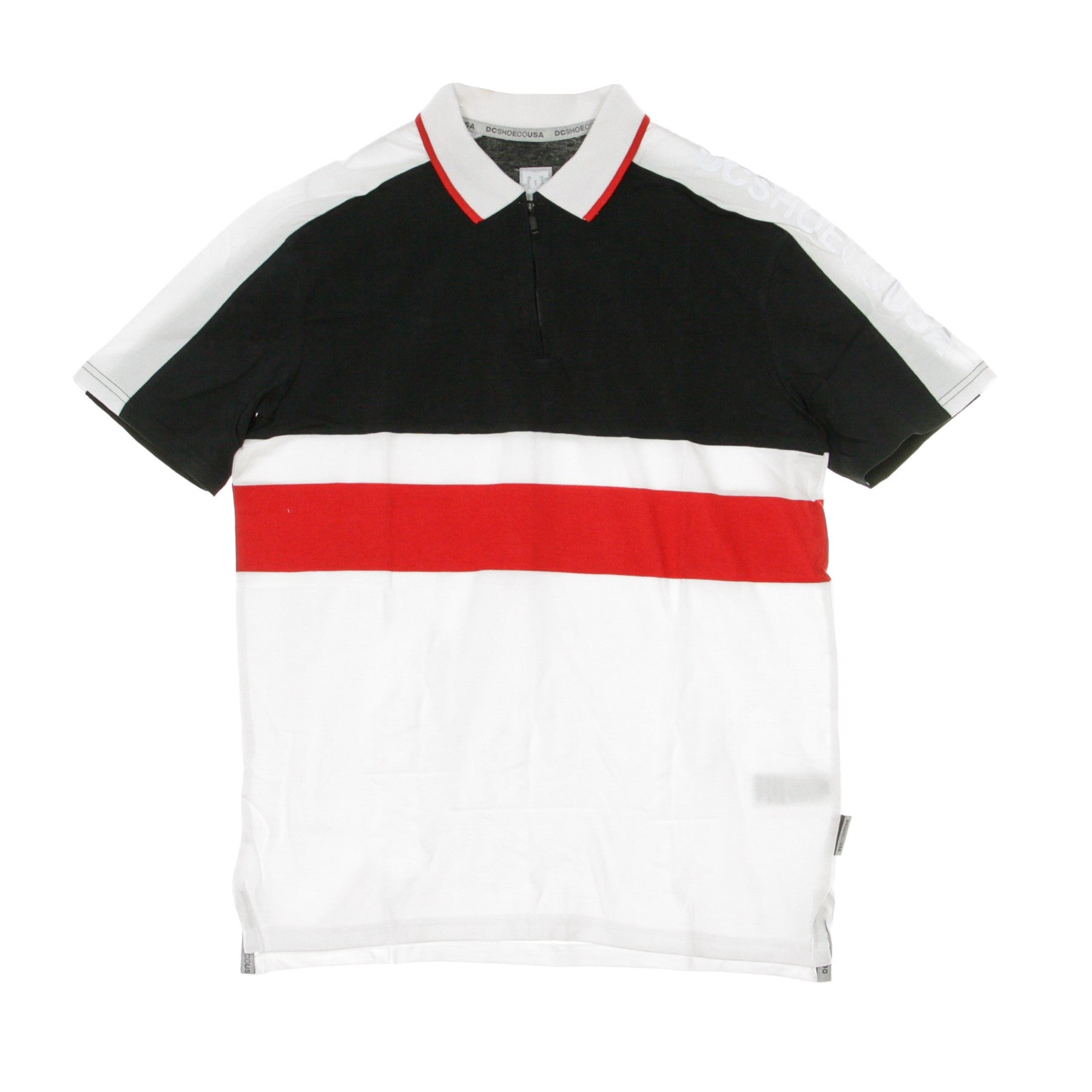 Polo Manica Corta Uomo Walkley Polo Black/white/red