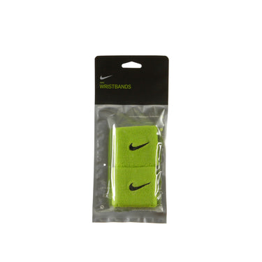 Nike, Polsino Uomo Swoosh Wristbands, Fluo Green/black