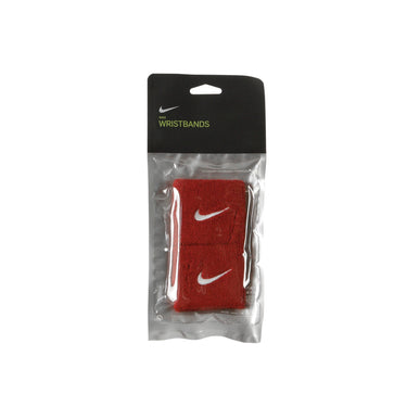 Nike, Polsino Uomo Swoosh Wristbands, Red/white