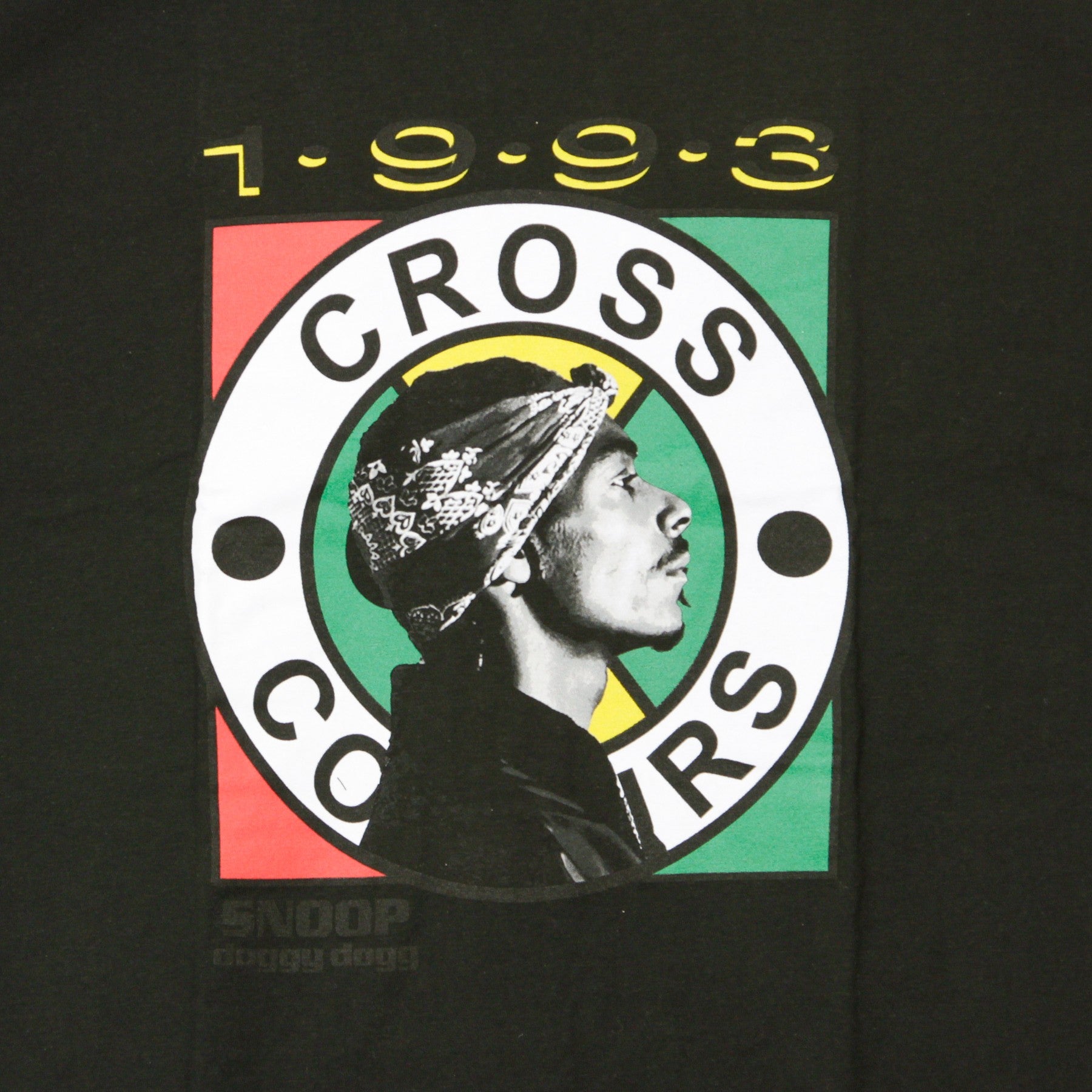 Cross Colours, Maglietta Uomo Snoop Dogg, Black