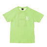 Huf, Maglietta Uomo Essentials Classic H Tee, Hot Lime