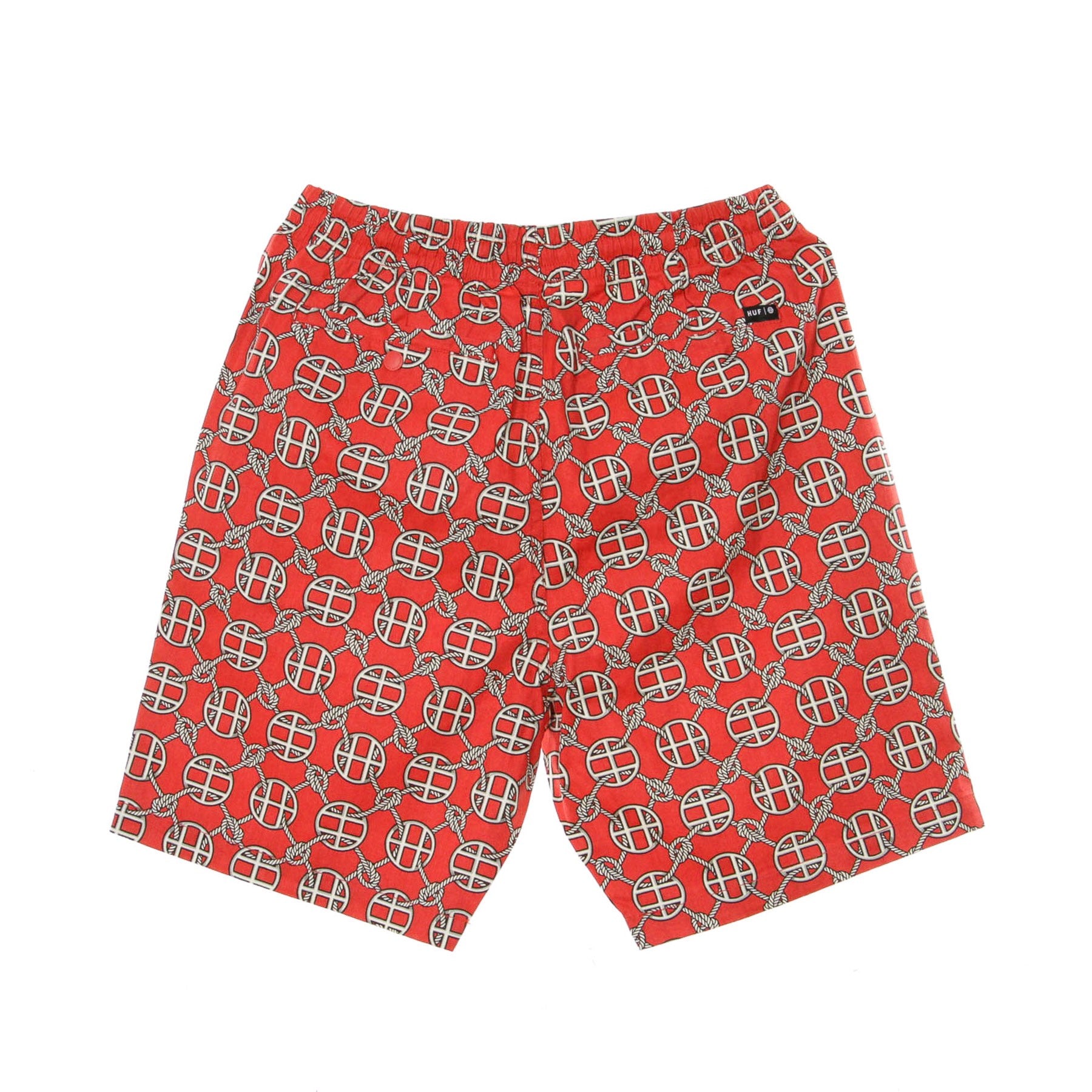 Huf, Pantalone Corto Uomo Atelier Easy Short, Red