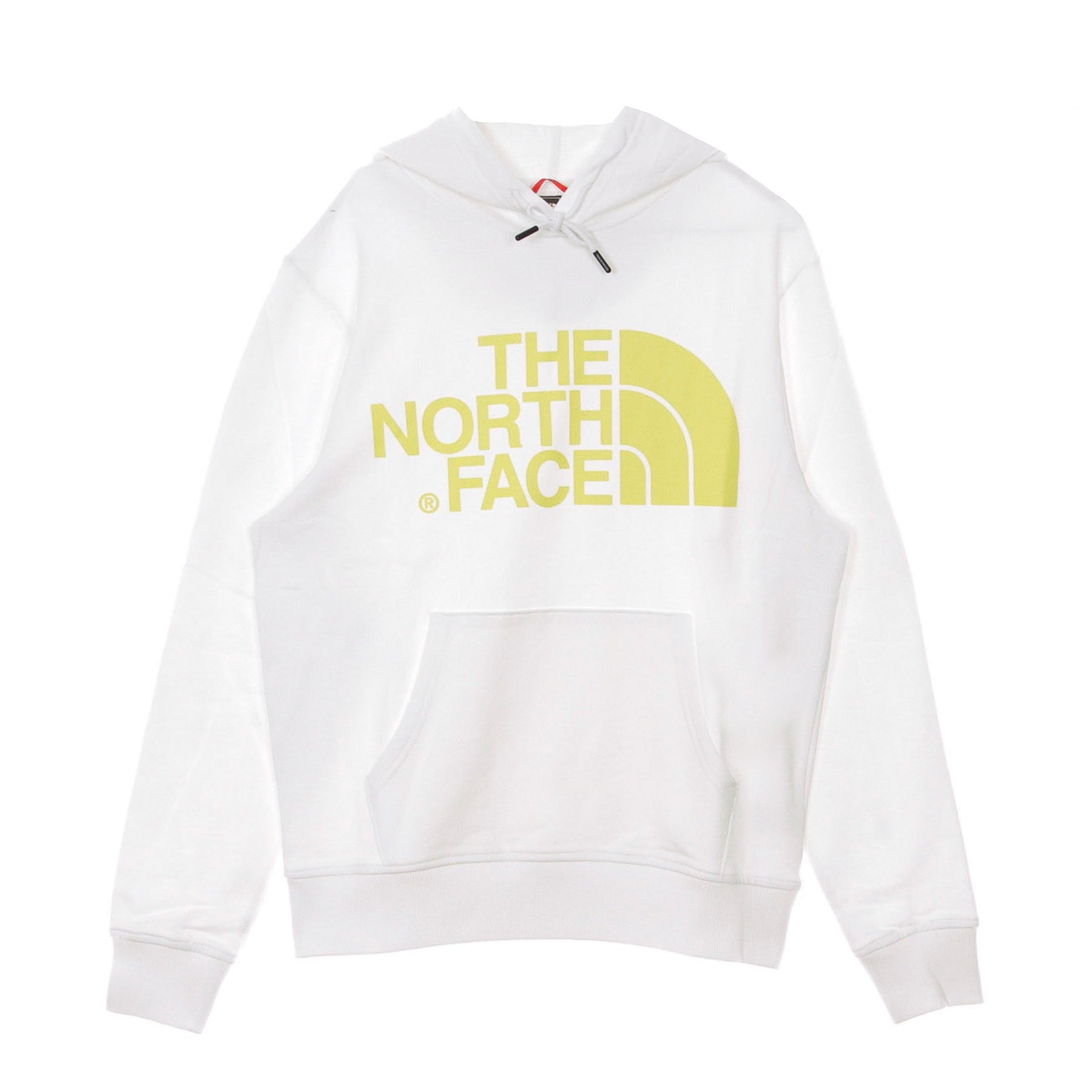 The North Face, Felpa Cappuccio Uomo Standard Hoodie, White/lemon