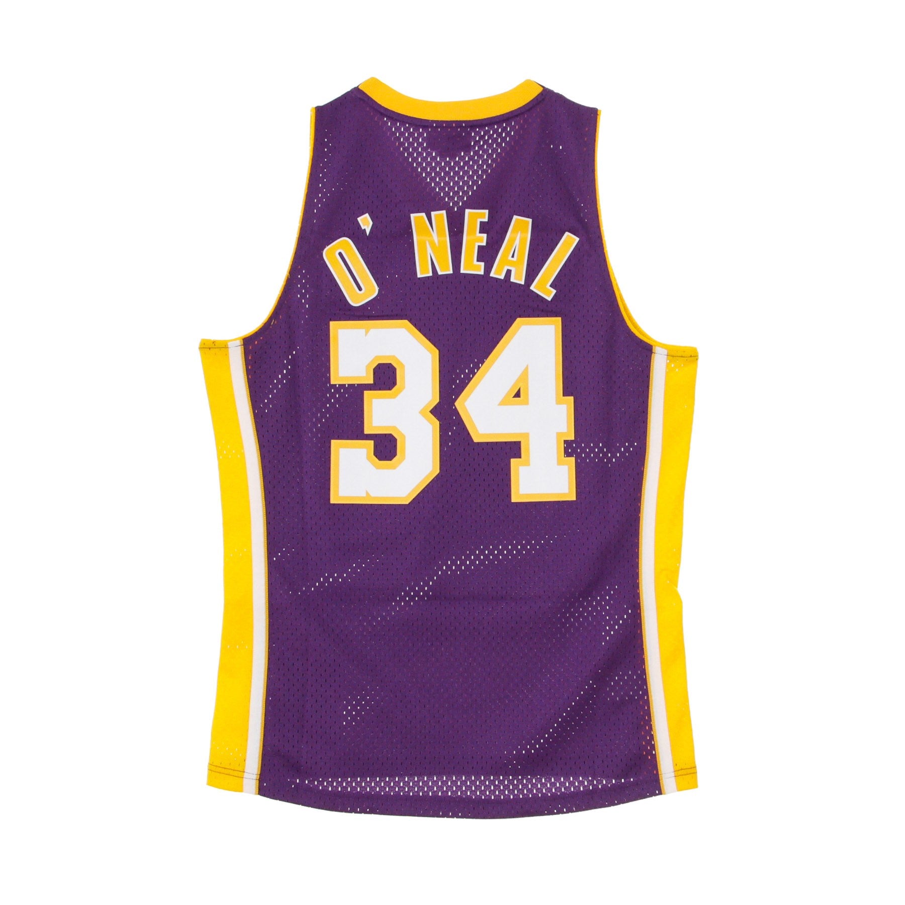 Herren-Basketball-Tanktop Nba Swingman Jersey Hardwood Classics Nr. 34 Shaquille O'neal 1999–00 Loslak Road Original-Teamfarben