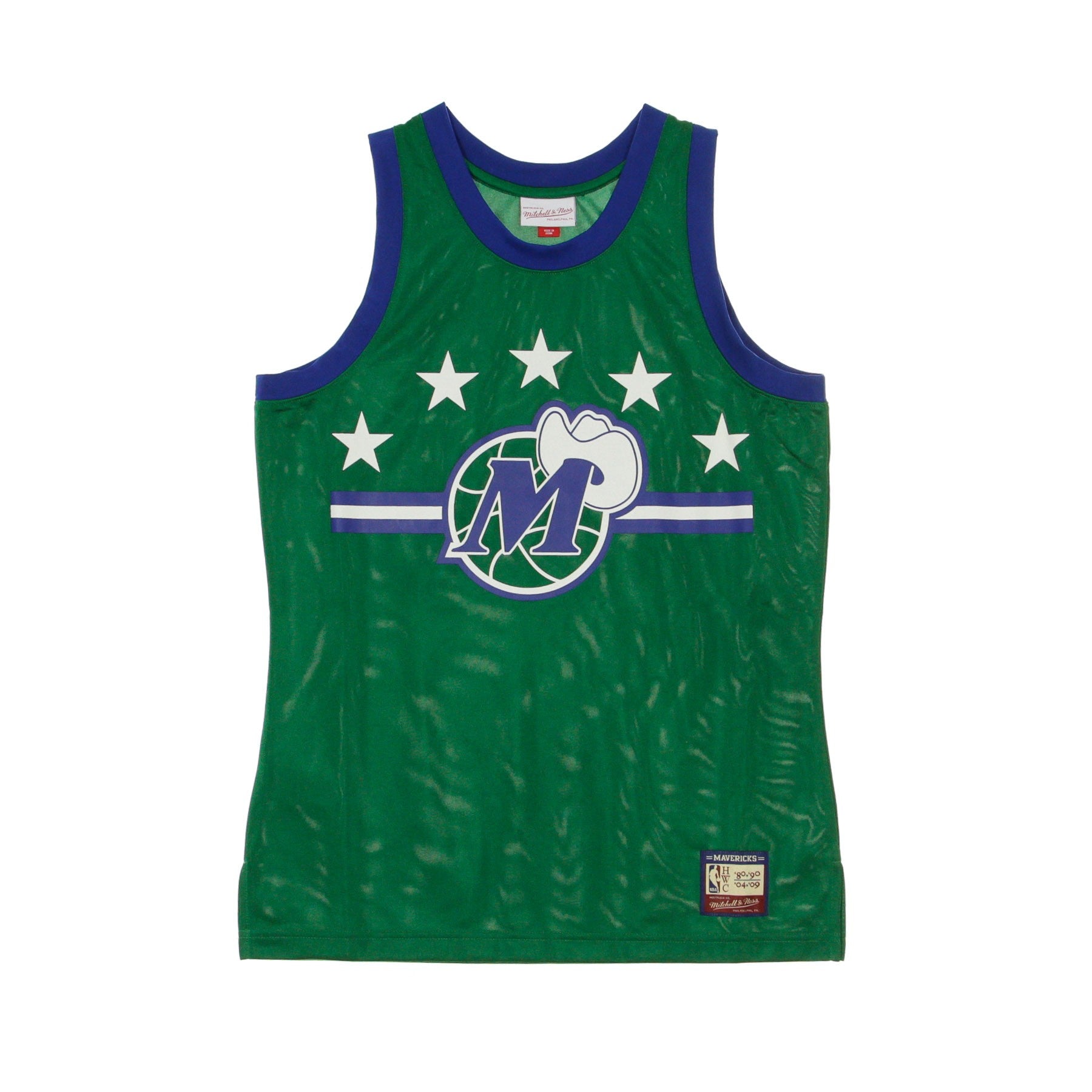 Mitchell & Ness, Canotta Basket Uomo Nba Team Heritage Tank 1980-2009 Dalmav, Original Team Colors