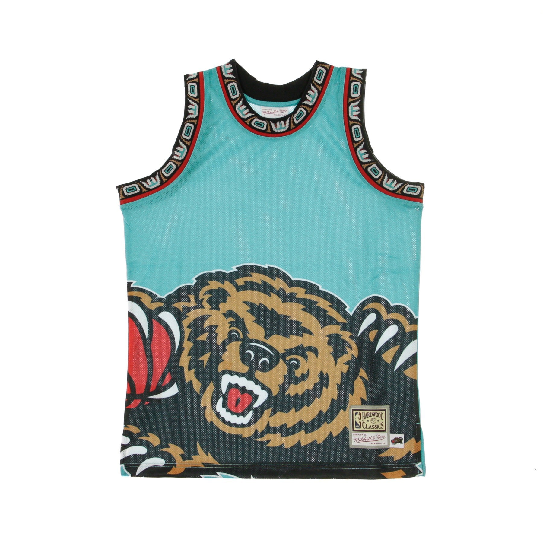Mitchell & Ness, Canotta Tipo Basket Uomo Nba Big Face Jersey Vangri, Original Team Colors