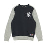 Majestic, Felpa Leggera Cappuccio Uomo Mlb Tobias Small Logo Crew Neyyan, Original Team Colors