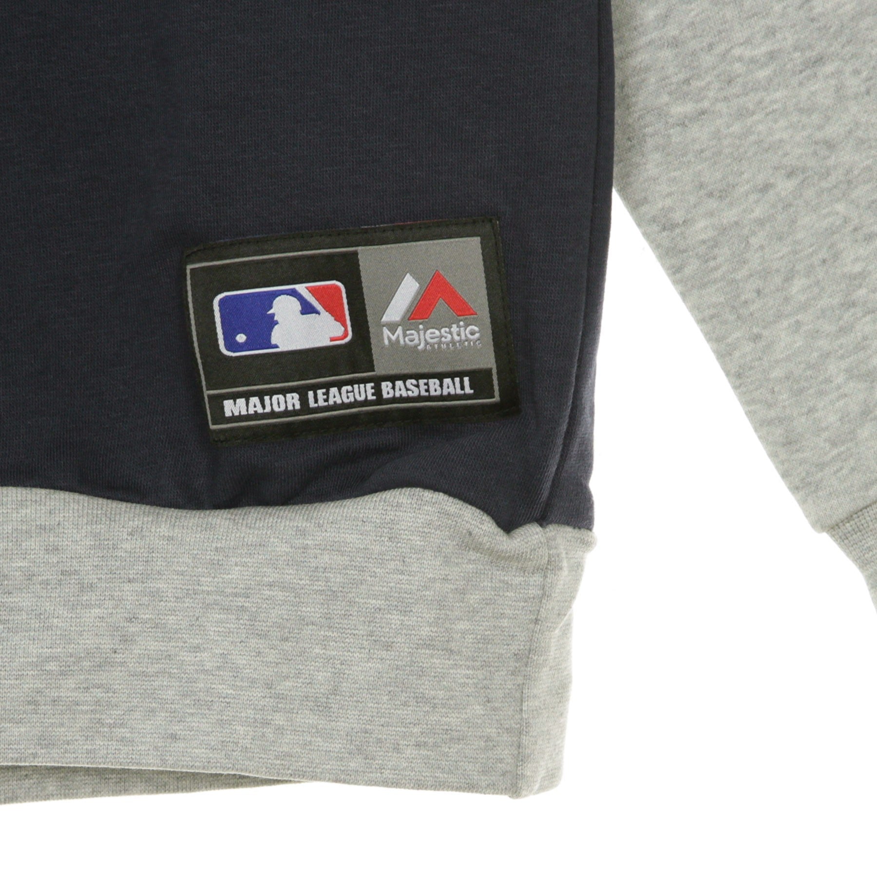 Majestic, Felpa Leggera Cappuccio Uomo Mlb Tobias Small Logo Crew Neyyan, 