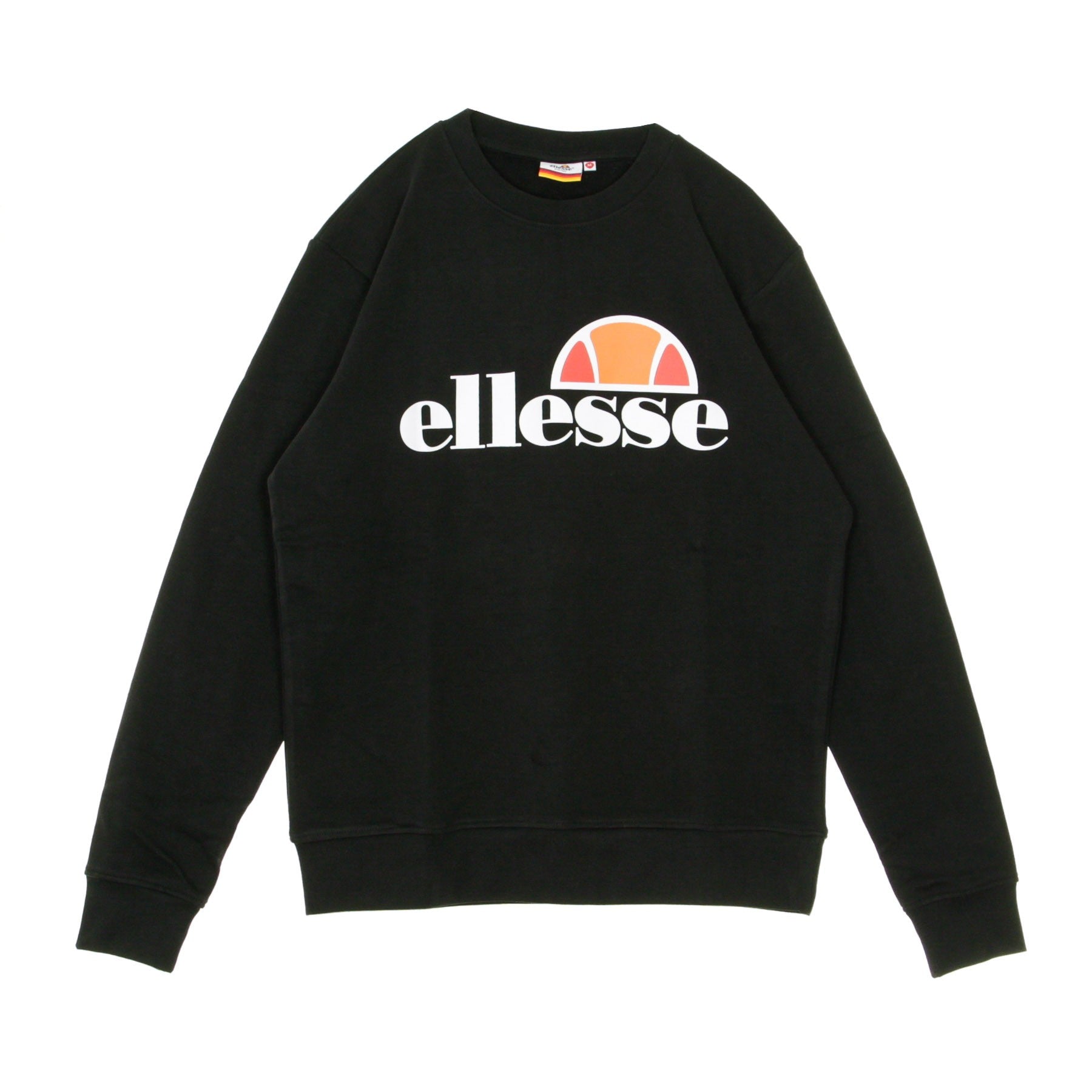 Ellesse, Felpa Leggera Girocollo Uomo Crew Neck, Black