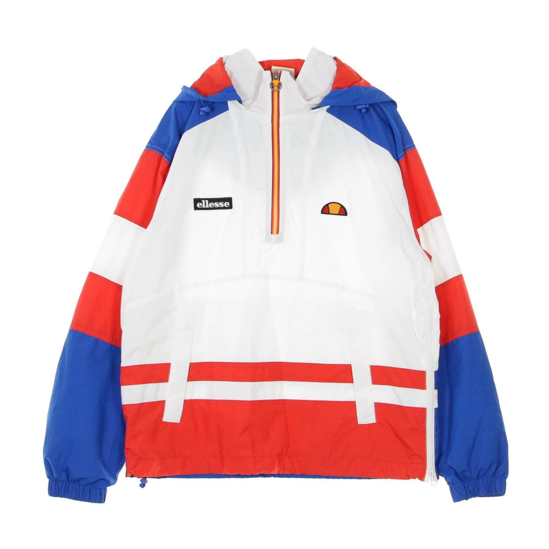 Ellesse, Giacca A Vento Infilabile Uomo Anorak, Optic White