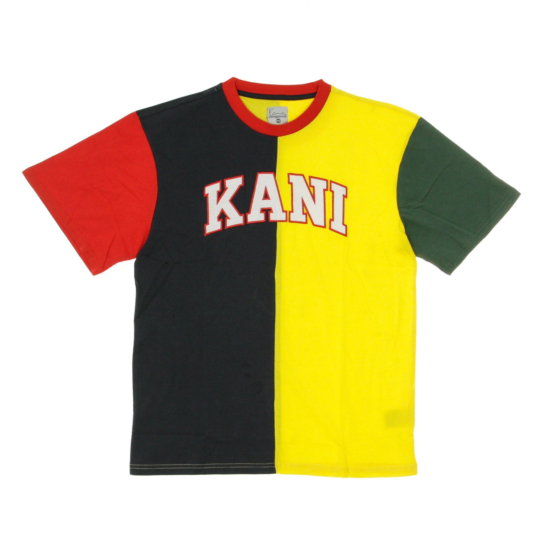 Men's College Block Tee T-Shirt Navy/yellow/red/green/white