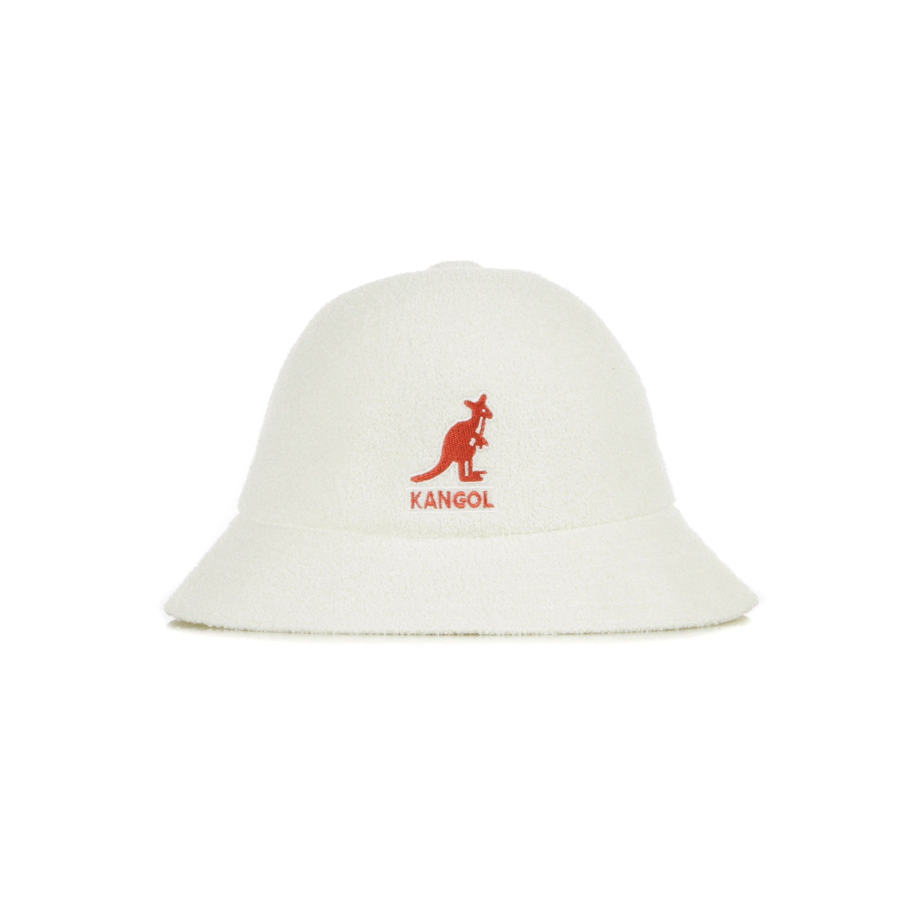 Men's Bucket Hat Big Logo Casual White