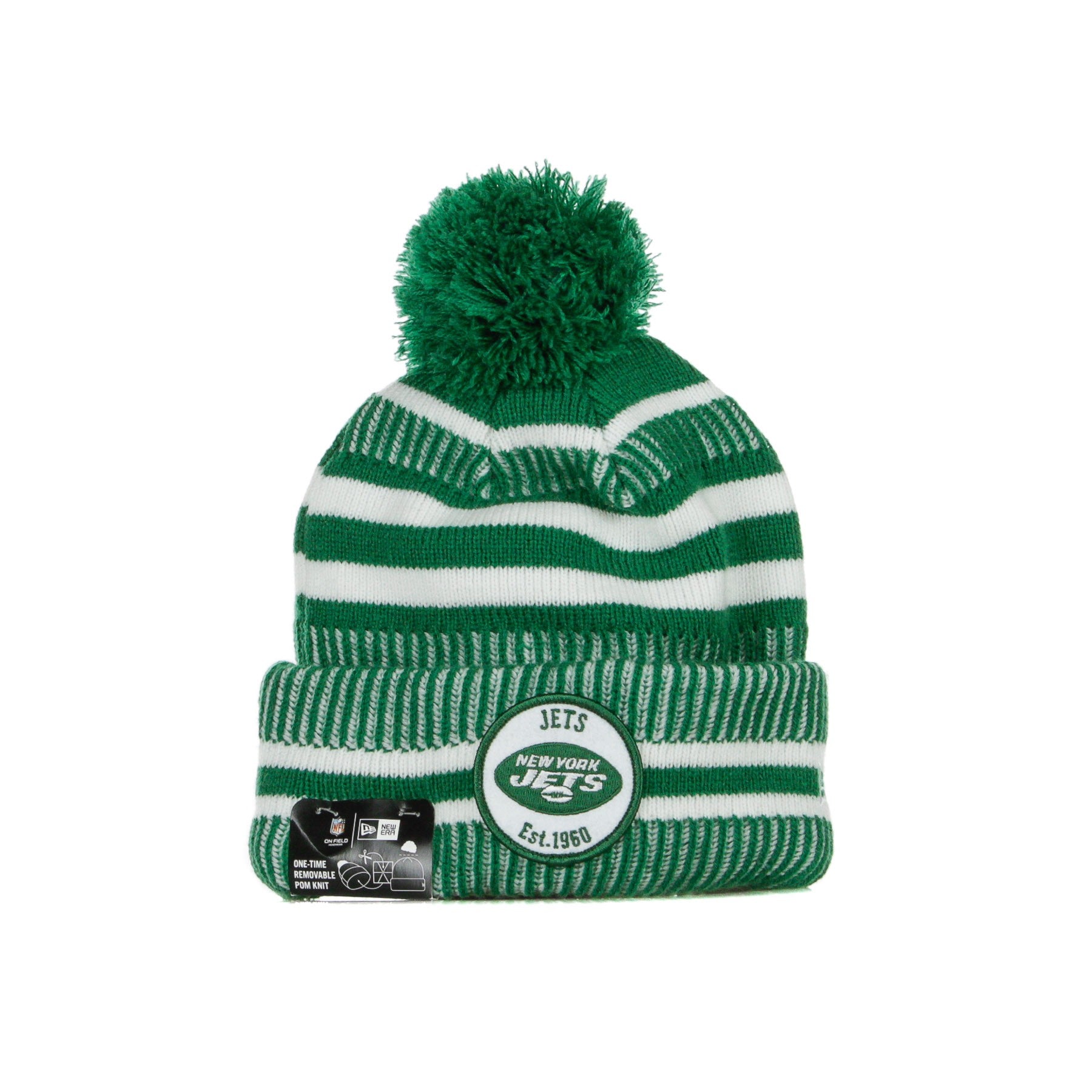 New Era, Cappello Pom Pom Uomo Onf19 Sport Knit Home Neyjet, Original Team Colors