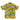 Camicia Manica Corta Uomo Hawaiian Shirt San Andres Yellow