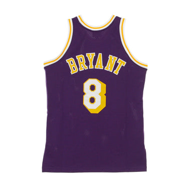 Mitchell & Ness, Canotta Basket Uomo Nba Authentic Jersey Hardwood Classics No.8 Kobe Bryant 1996-97 Loslak Road, 