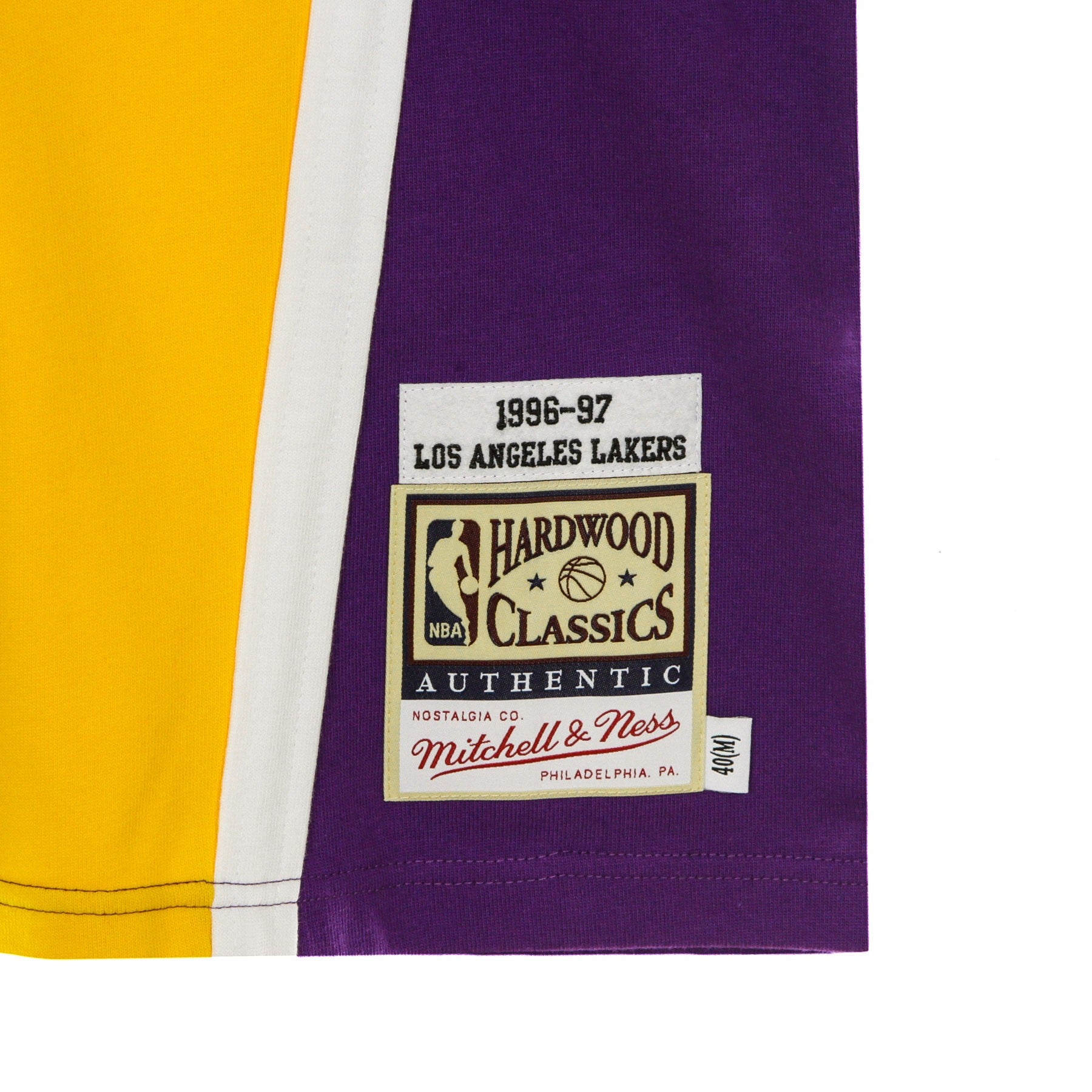 Mitchell & Ness, Casacca Uomo Nba Authentic Shooting Shirt Hardwood Classics 1996-97 Loslak, 