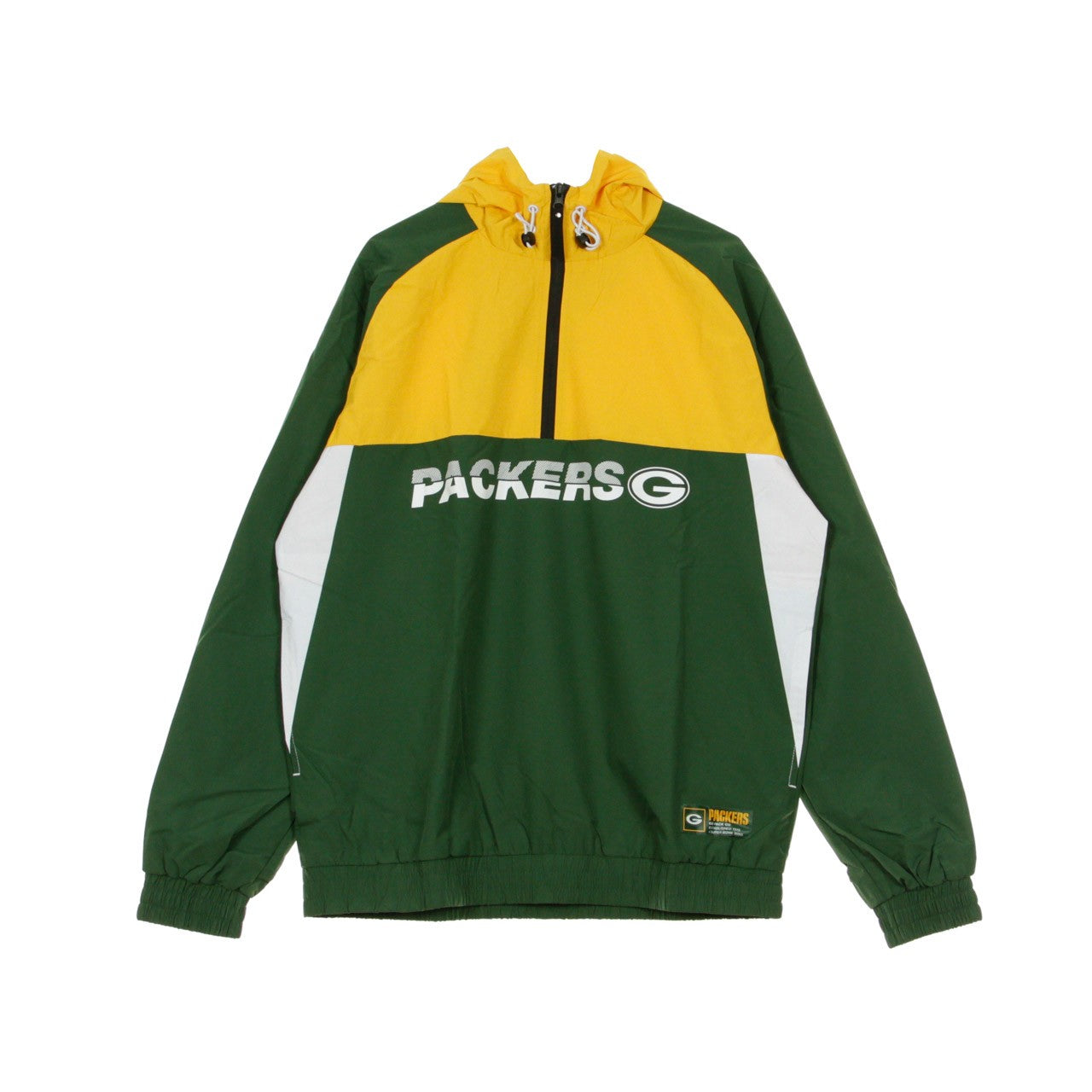 New Era, Giacca A Vento Infilabile Uomo Nfl Colour Block Windbreaker Grepac, Original Team Colors