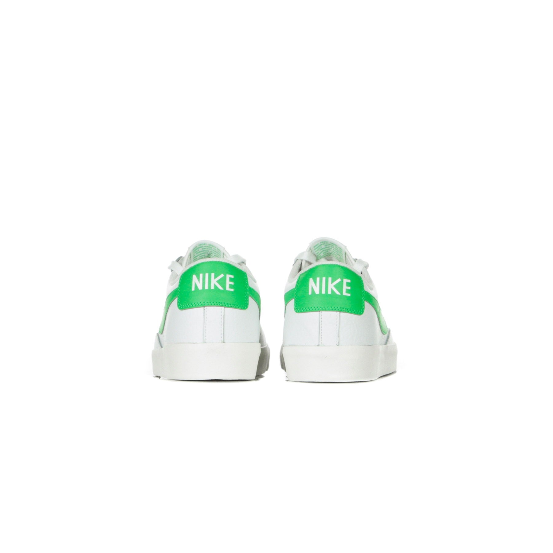 Nike, Scarpa Bassa Uomo Blazer Low Leather, White/green Spark/sail