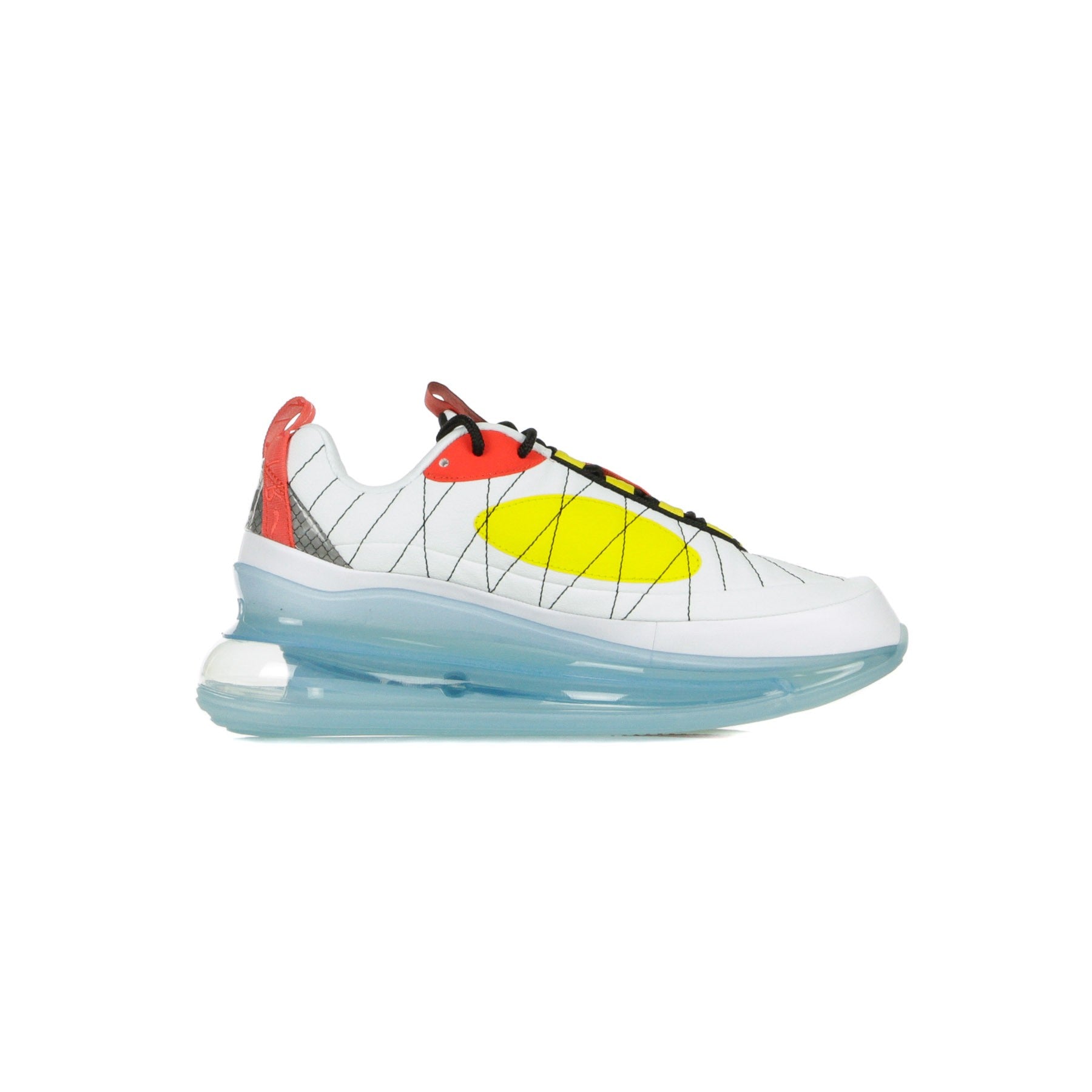 Low Men's Shoe Mx-720-818 White/black/speed Yellow/chile Red