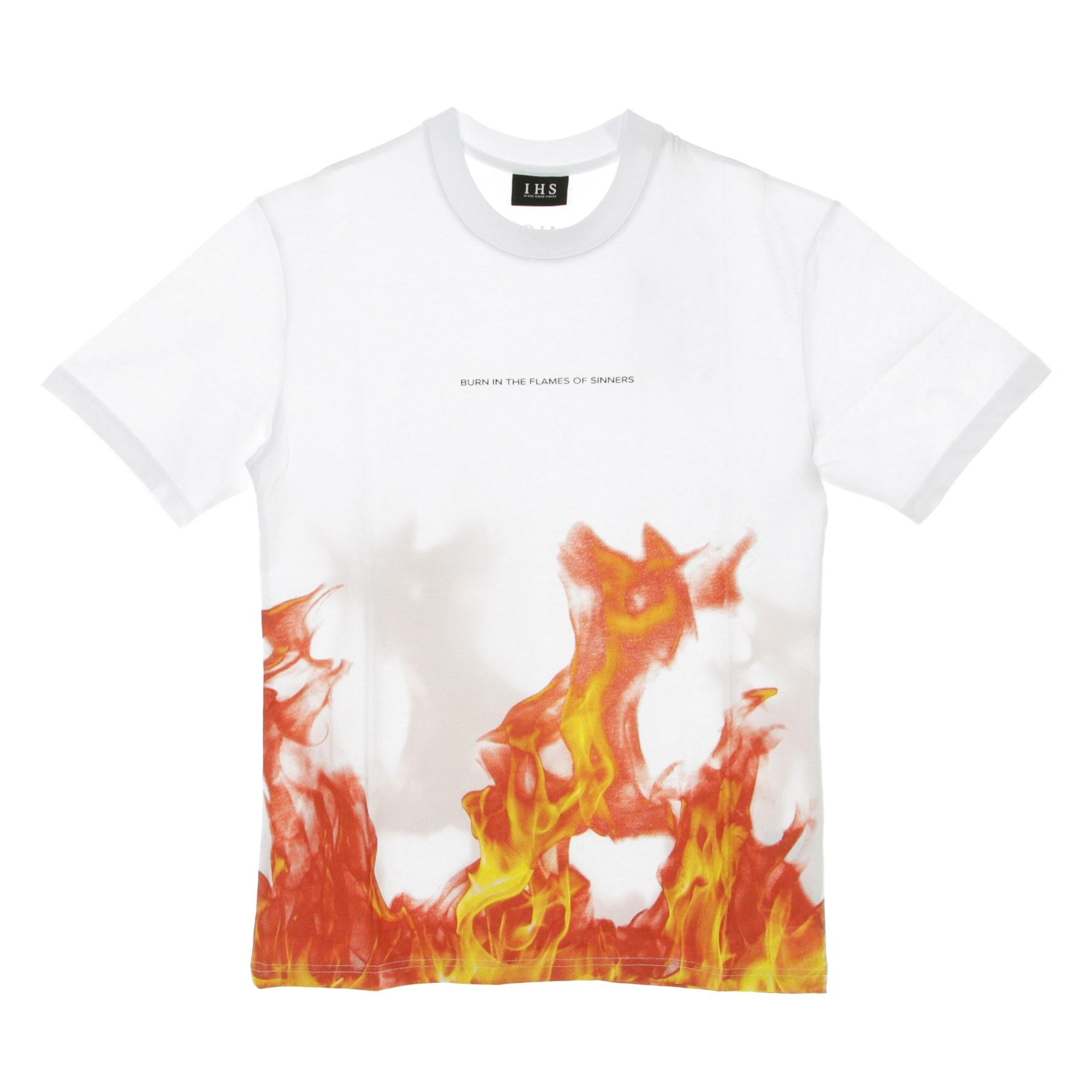 Ihs, Maglietta Uomo Flames, White