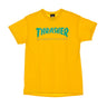 Thrasher, Maglietta Uomo Skatemag Tee, Gold/green