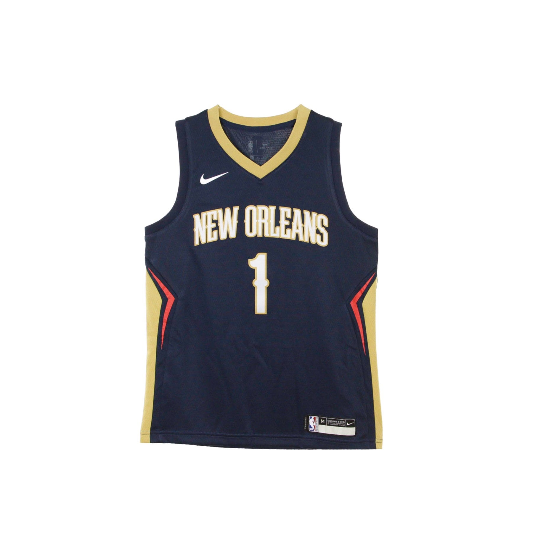 Nike Nba, Canotta Basket Ragazzo Nba Swingman Jersey Icon Edition No 1 Zion Williamson Neopel, Original Team Colors