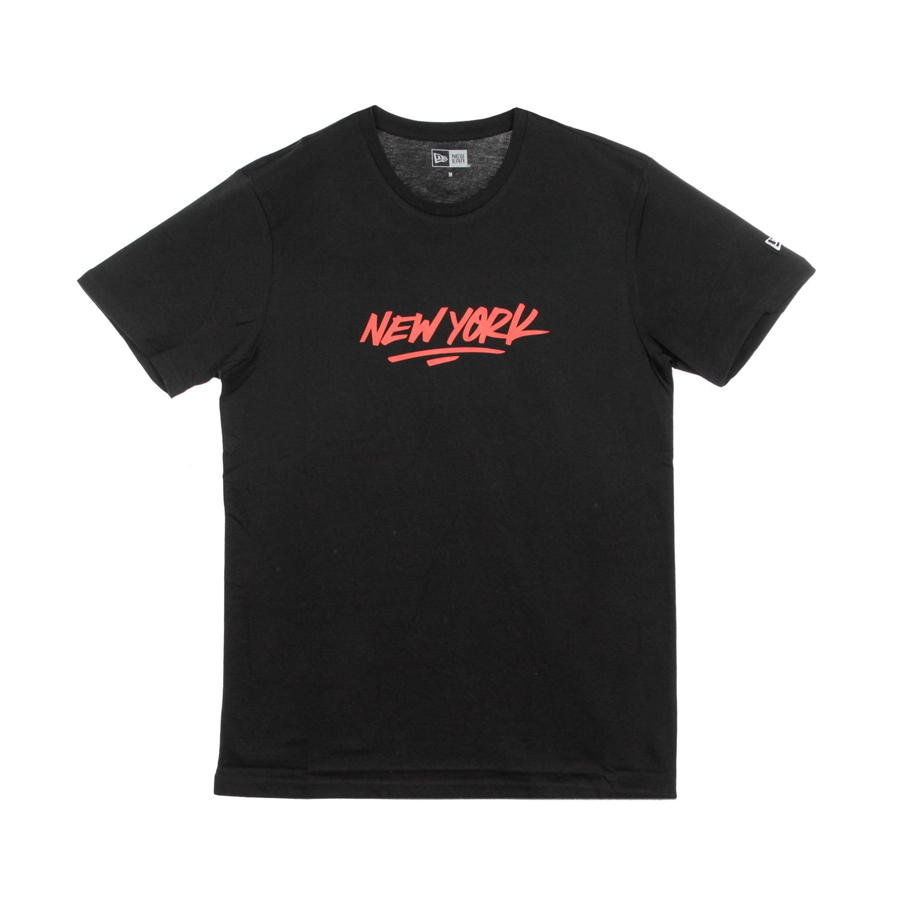 New Era, Maglietta Uomo Ne Contemporary Tee Newera, Black/red