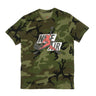 Jordan, Maglietta Uomo Jumpman Classics, Medium Olive/camo Print/gym Red