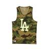 New Era, Canotta Uomo Mlb Camo Tank Neyyan, Woodland Camo/neon Lime