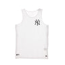 New Era, Canotta Uomo Mlb Sleeve Taping Tank Neyyan, White/black