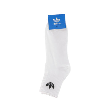 Adidas, Calza Bassa Uomo Mid Ankle Socks, White/white/black