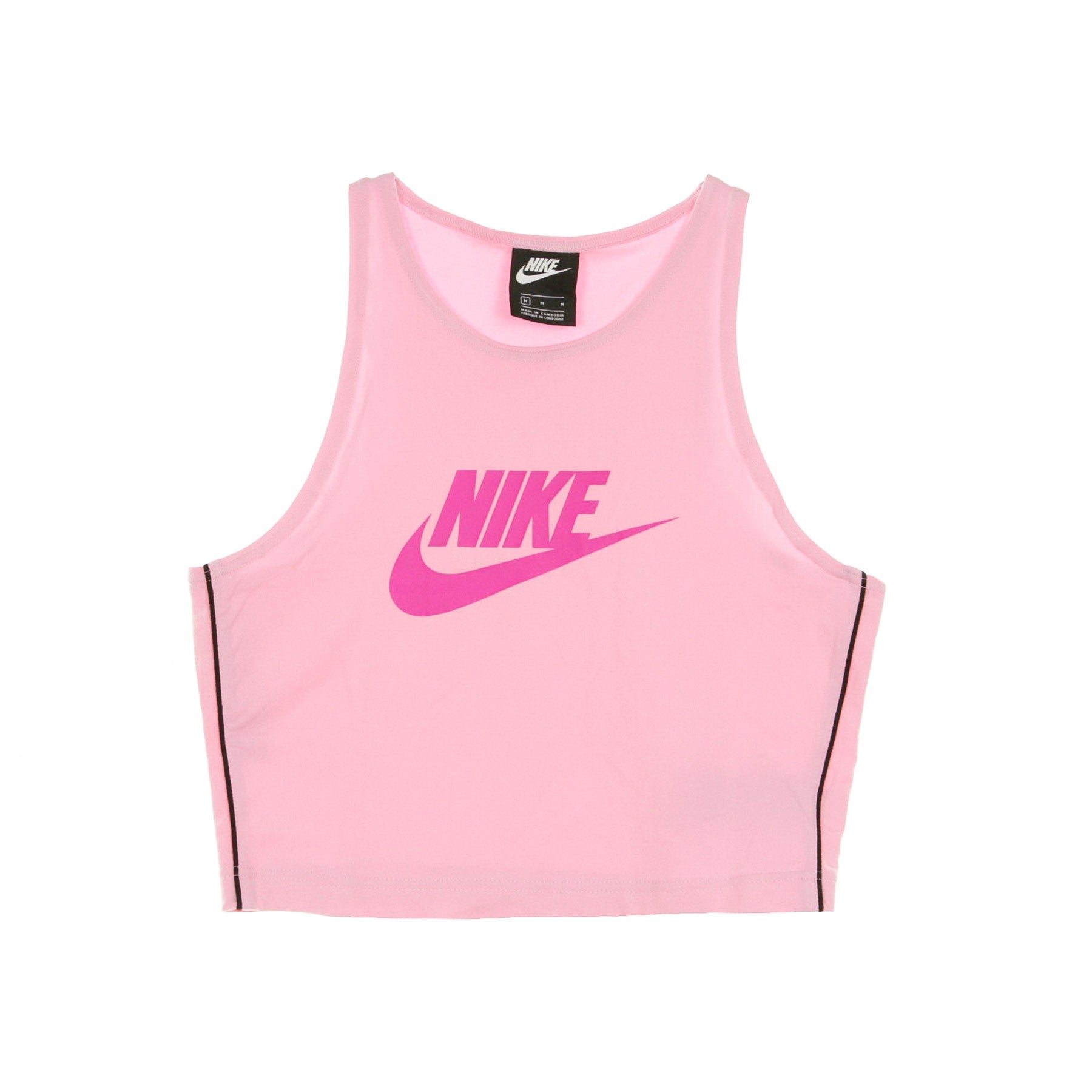 Nike, Top Donna Hrtg Tank, Pink Rise/black/fire Pink