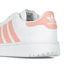 Adidas, Scarpa Bassa Ragazza Team Court J, Cloud White/glow Pink/core Black