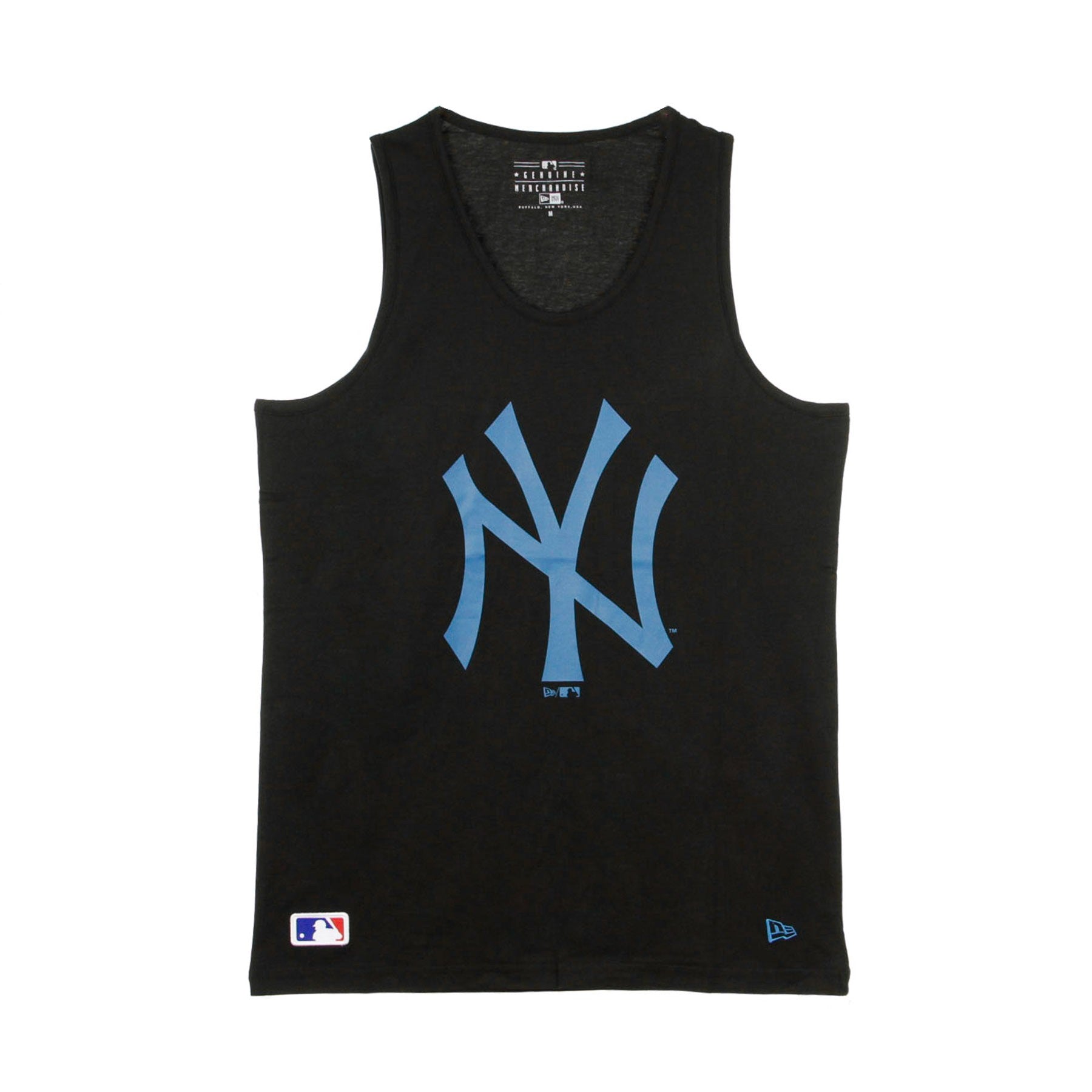 New Era, Canotta Uomo Mlb Seasonal Team Logo Tank Neyyan, Black/dark Teal
