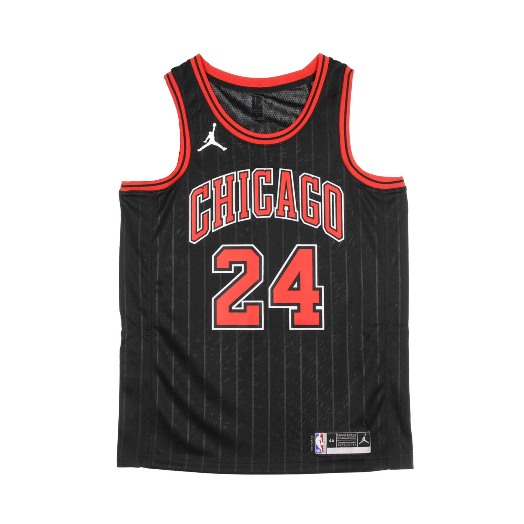 Jordan Nba, Canotta Basket Uomo Nba Swingman Jersey Statement Edition No 24 Lauri Markkanen Chibul, Black